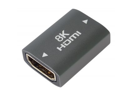 8K Adaptér spojka HDMI A - HDMI A, Female/Female, kovová (kphdma-36)