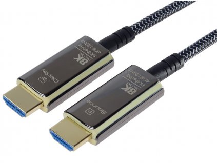 Ultra High Speed HDMI 2.1 optický fiber kabel 8K@60Hz,zlacené 20m (kphdm21t20)