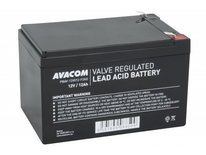 AVACOM baterie 12V 12Ah F2  DeepCycle (PBAV-12V012-F2AD) (PBAV-12V012-F2AD)