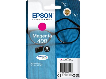 Epson 408 - purpurová - originál - inkoustová cartridge (C13T09J34010)