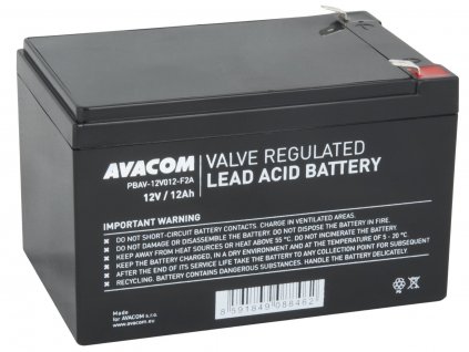 AVACOM baterie 12V 12Ah F2 (PBAV-12V012-F2A) (PBAV-12V012-F2A)