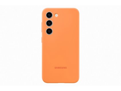 Samsung Silikonový zadní kryt pro Samsung Galaxy S23+ Orange (EF-PS916TOEGWW)