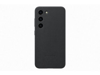 Samsung Kožený zadní kryt pro Samsung Galaxy S23+ Black (EF-VS916LBEGWW)