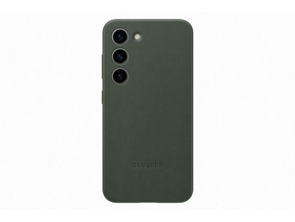 Samsung Kožený zadní kryt pro Samsung Galaxy S23 Green (EF-VS911LGEGWW)