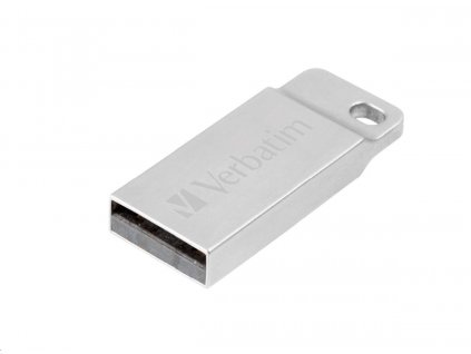 VERBATIM Flash Disk 64GB Metal Executive, USB 2.0, stříbrná (98750)