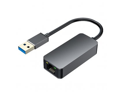 Adaptér USB3.0 -> LAN RJ45 ETHERNET 2,5G/1000 MBIT Aluminium (kuethernet6)