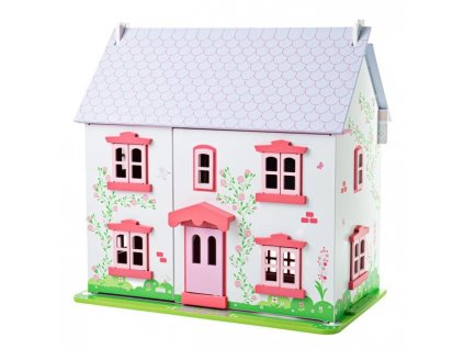 Bigjigs Toys Růžový domek pro panenky (JT101)