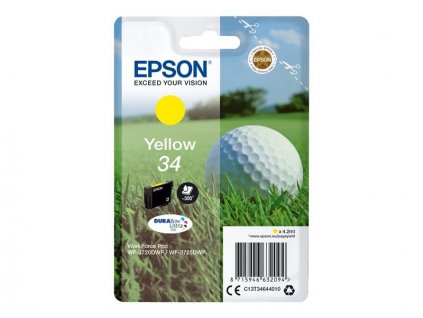 Epson Singlepack 34 DURABrite Ultra Ink T3464 žlutá - originální (C13T34644010)