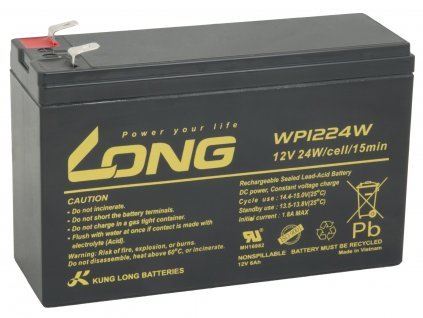 LONG baterie 12V 6Ah F2 HighRate (WP1224W) (PBLO-12V006-F2AH)