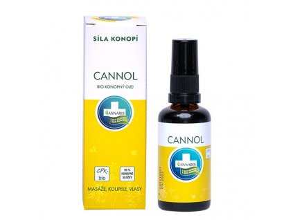 CANNOL BIO Konopný olej pro celé tělo 50ml (8594167140119)