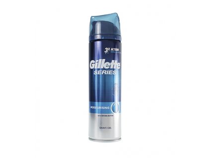 Gillette Series Moisturising Gel na holení, 200 ml (7702018980833)