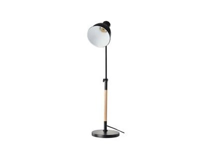 Stolní lampa WINSTON na žárovku E27, černá (Z7605)