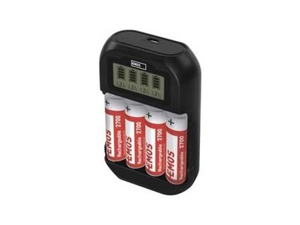 Nabíječka baterií EMOS BCN-41D + 4AA 2700 (N9331)