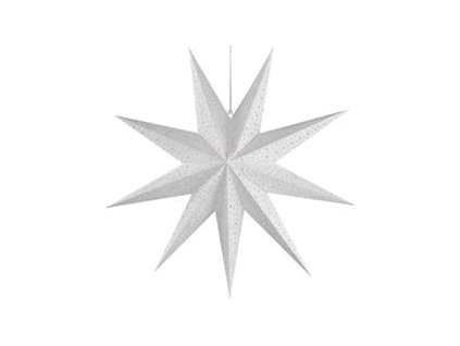 Vánoční hvězda papírová závěsná, 60 cm, vnitřní (DCAZ09)