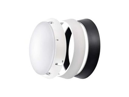 LED přisazené svítidlo ZURI, kruhové černá/bílá 14W teplá bílá (ZM3130)