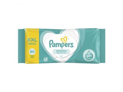 Pampers Sensitive Dětské Čisticí Ubrousky 80ks (8001841041421)