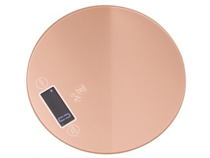 BerlingerHaus Váha kuchyňská digitální kulatá 5 kg Rosegold Metallic Line (BH-9428)