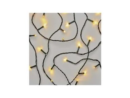 LED vánoční řetěz, 2,8 m, 3x AA, venkovní i vnitřní, teplá bílá, časovač (D4FW01)
