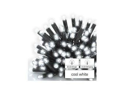 Profi LED spojovací řetěz problikávající – rampouchy, 3 m, venkovní, studená bílá (D2CC03)