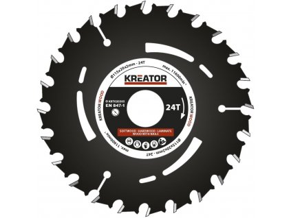 Kreator KRT020305 - Pilový kotouč pro ponorné pily 115mm, 24T (KRT020305)