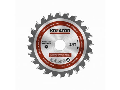 Kreator KRT020501 - Pilový kotouč univerzální 89mm, 24T (KRT020501)