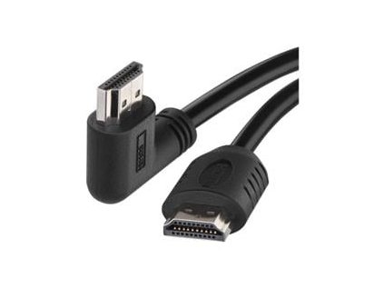 HDMI 2.0 high speed kabel A vidlice - A vidlice 90° 3 m (2333101032)