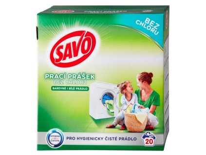 Savo Bez chloru Universal Prací prášek, 20 pracích dávek