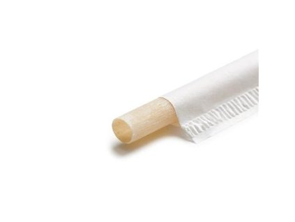 EURO STRAWS - Přírodní bambusové brčko Basic 6x230mm, 200ks, jednotlivě baleny