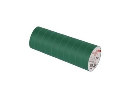 Izolační páska PVC 19mm / 20m zelená (F61929)