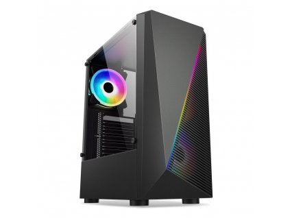 1stCOOL MiddleTower SHARK 2, RGB fan (ML-SHARK2-AU-USB3)