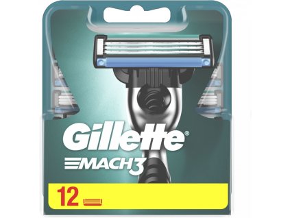 Gillette Mach3 Náhradní břity, 12 ks (3014260323240)