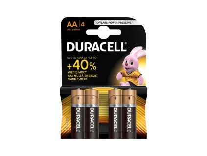 Duracell Basic alkalická baterie 4 ks (AA) (42302)