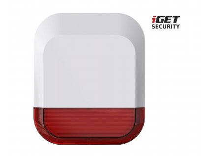 iGET SECURITY EP11 - venkovní siréna napájená baterií nebo adaptérem, pro alarm M5 (75020611)