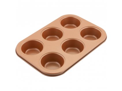 Lamart LT3091 Forma na 6 muffinů COPPER, 26,5 x 18 cm (42003842)