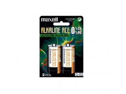 MAXELL Alkalická baterie C (R14), blistr 2 ks