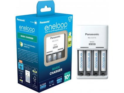 Panasonic Eneloop HR03 AAA 4HCDE/4BE (KJ51MCC04E)