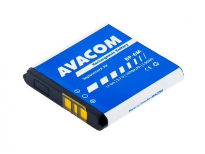 AVACOM Baterie do mobilu Nokia 6233, 9300, N73 Li-Ion 3,7V 1070mAh (náhrada BP-6M) (GSNO-BP6M-S1070)