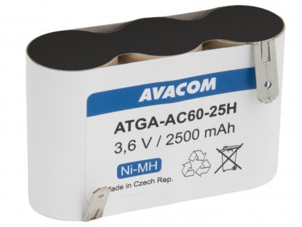 Avacom baterie pro nůžky na plot Gardena typ ACCU 60 Ni-MH 3,6V 2500mAh (ATGA-AC60-25H)