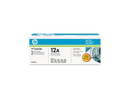 HP 12A DualPack Black Q2612AD (Q2612AD)