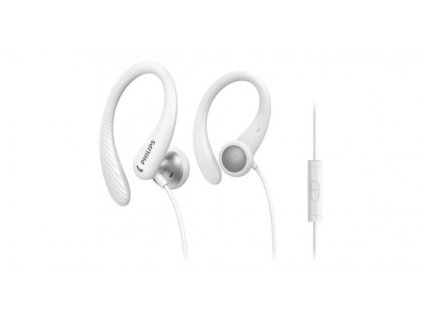 PHILIPS TAA1105 Sportovní sluchátka do uší s mikrofonem, bílá (Phil-TAA1105WT/00)