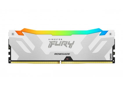 Kingston Fury Renegade RGB White DIMM DDR5 32GB 6800MHz, XMP, bílá (Kit 2x 16GB) (KF568C36RWAK2-32)