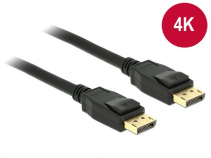 Delock Displayport 1.2 kabel samec > Displayport samec 4K 3m (83807) (83807)