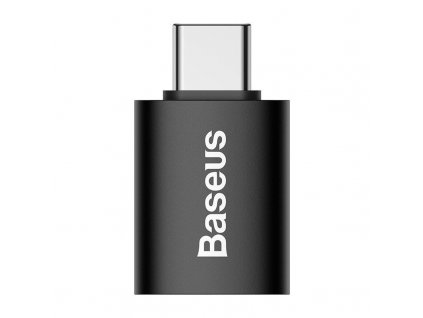 Baseus Ingenuity mini OTG adaptér USB-C samec na USB-A samice 3,1A, černá (ZJJQ000001)