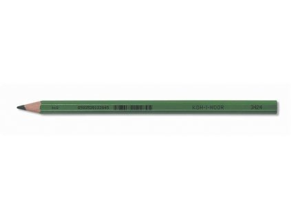 KOH-I-NOOR Barevná kancelářská tužka "3422", zelená, šestihranná, box 12ks (TKOH3424)