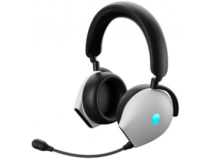 DELL AW920H/ Alienware Tri-Mode Wireless Gaming Headset/ bezdrátová sluchátka s mikrofonem/ stříbrný (545-BBDR)