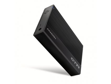 AXAGON EE35-GTR, USB-C 5Gbps - SATA 6G 3.5" RIBBED box, černý (EE35-GTR)