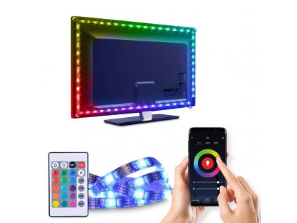 Solight LED WIFI smart RGB pásek pro TV, 4x50cm, USB (WM58)