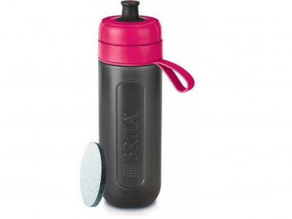 Brita Fill&Go Active filtrační láhev na vodu růžová, 0,6l (1020337)