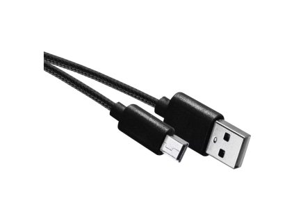 nabíjecí/datový kabel USB-A 2.0 / mini USB-B 2.0, 2m, černý (2335076020)