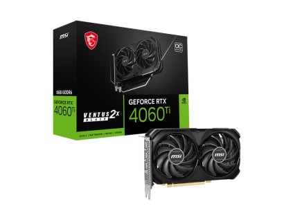 MSI GeForce RTX 4060 Ti VENTUS 2X BLACK 8G OC (RTX 4060 Ti VENTUS 2X BLACK 8G)